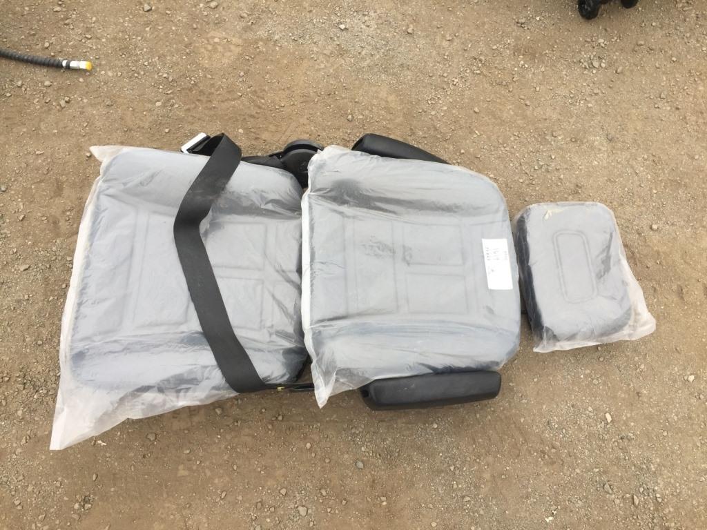 Unused Seat w/Arm Rests and Seat Belt.