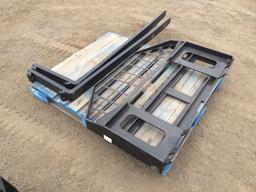 Unused GIYI Pair of 60in Forks w/Carriage,