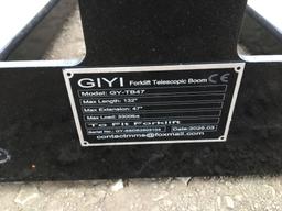 Unused GIYI GY-TBY7 132in Telescopic Boom