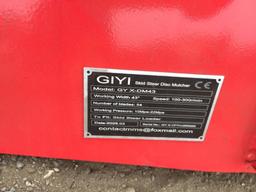Unused GIYI GYX-DM43 43in Disc Mulcher Attachment,