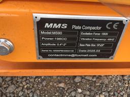 Unused MMS MS90 Walk Behind Vibratory Plate