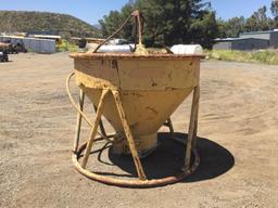 66in Tapered Concrete Hopper.
