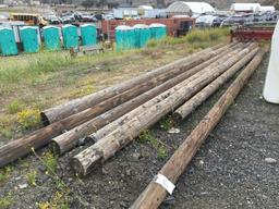 Lot of Telephone Poles Up to 23ft.