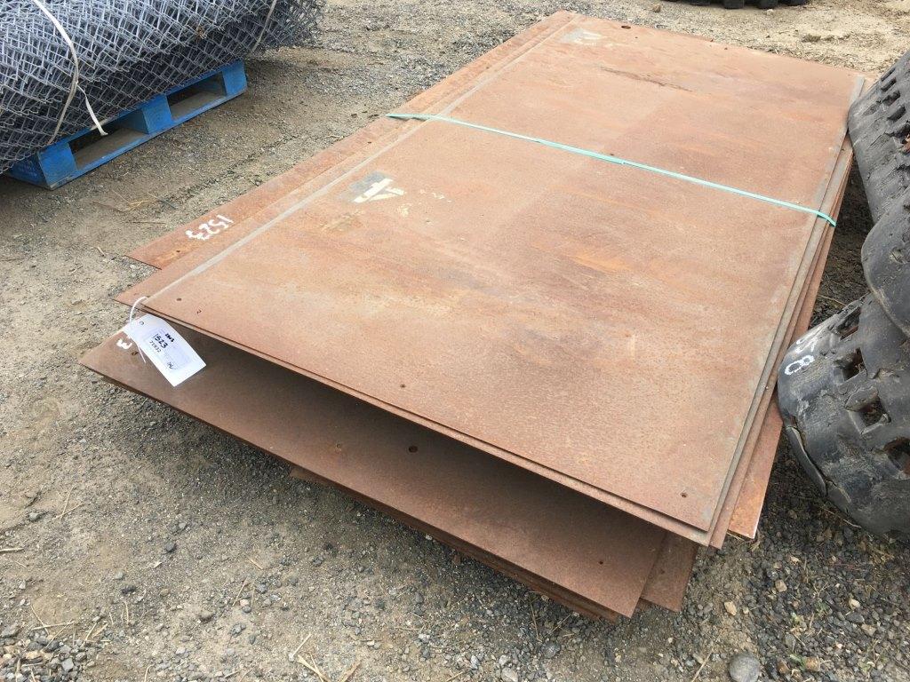 Pallet of Misc Steel Plates.