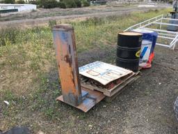 Pallet of Misc Vintage Gasoline Station Items,