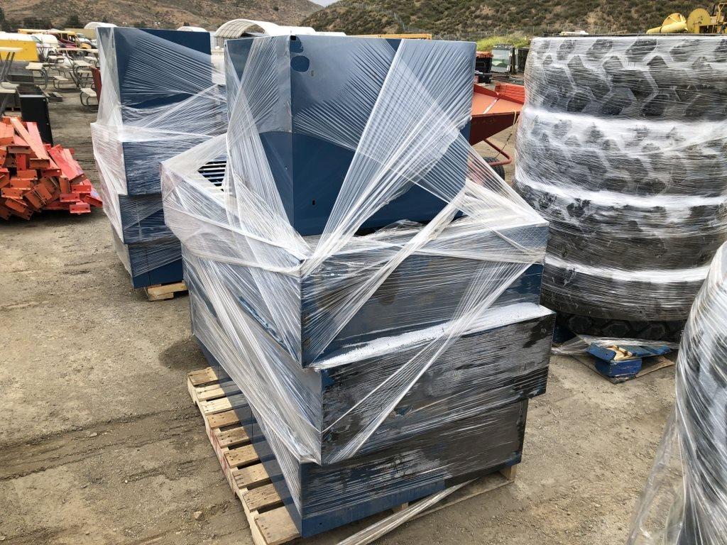 Pallet of (10) Bolt & Nut Hardware Metal Cabinets