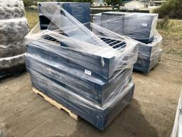 Pallet of (10) Bolt & Nut Hardware Metal Cabinets