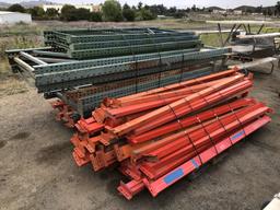 (2) Pallets of Pallet Racking Frames & Cross Beams