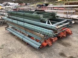 (2) Pallets of Pallet Racking Frames & Cross Beams