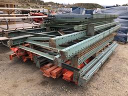 (2) Pallets of Pallet Racking Frames & Cross Beams