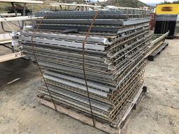 Pallet of Misc Pallet Racking Wire Decking.