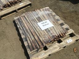 Pallet of (100) Misc 3ft Metal Stakes.
