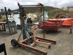 Engine Hoist, Dolly and Engine Dolly.