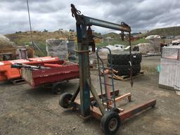 Engine Hoist, Dolly and Engine Dolly.