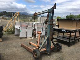 Engine Hoist, Dolly and Engine Dolly.