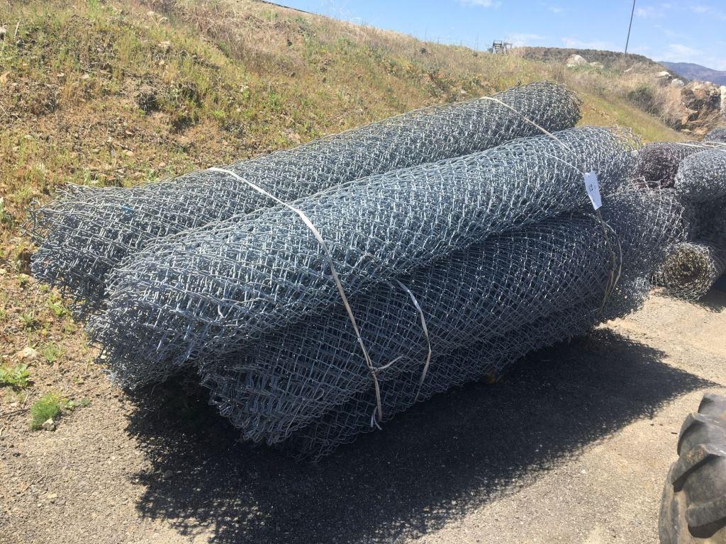 (9) Rolls of Chain Link Fencing.