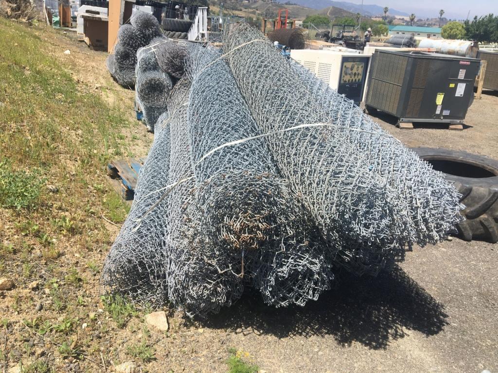 (9) Rolls of Chain Link Fencing.