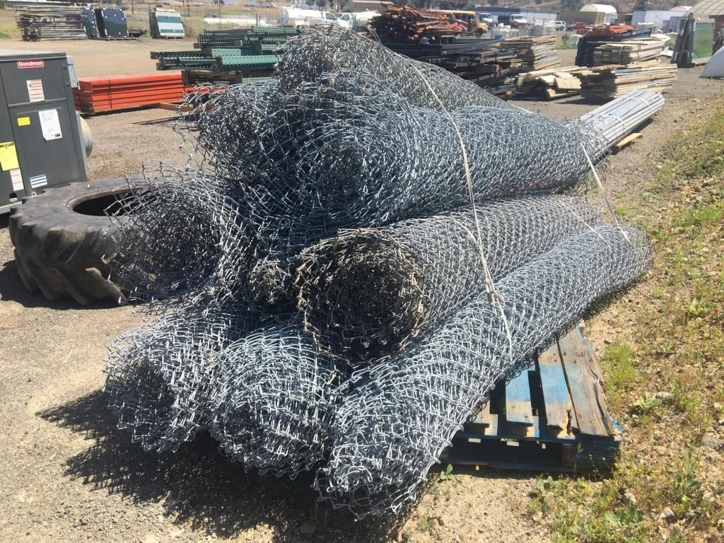 (9) Rolls of Chain Link Fencing.