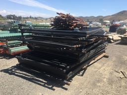 Misc 6ft Wrought Iron Fence Panels,