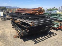 Misc 6ft Wrought Iron Fence Panels,