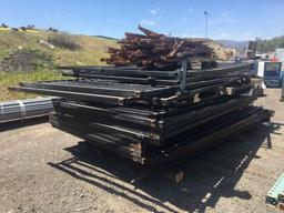 Misc 6ft Wrought Iron Fence Panels,