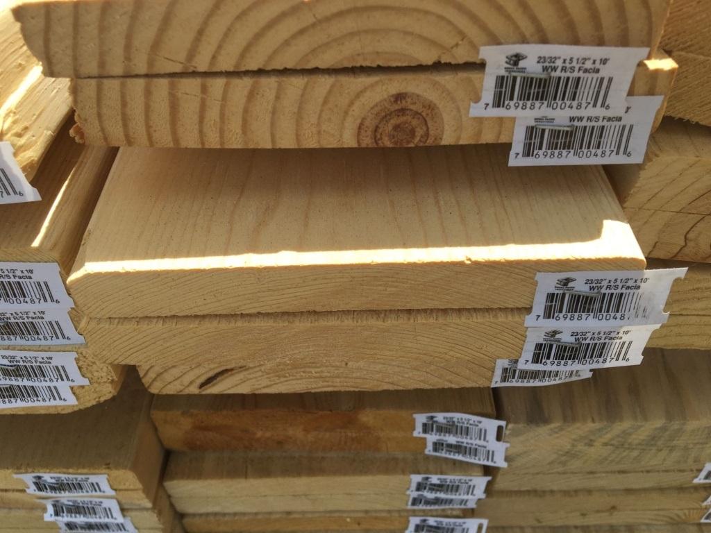 (Approx 112) 1in x 6in x 10ft Lumber.