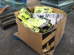 Cardboard Box of Misc Ryobi Hand Tools, Including