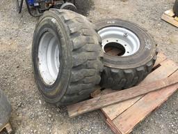 (2) Firestone Duraforce DT 305/70D/16.5 Tires,