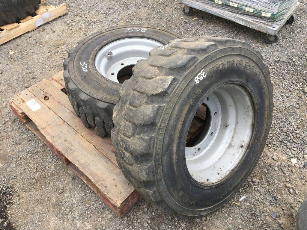 (2) Firestone Duraforce DT 305/70D/16.5 Tires,