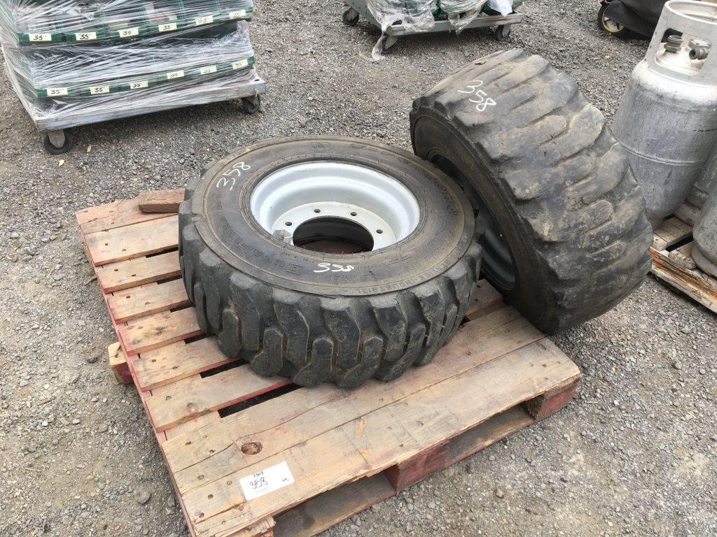 (2) Firestone Duraforce DT 305/70D/16.5 Tires,