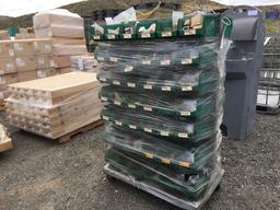 Cart of Plastic Storage Bins w/Misc Small Parts,