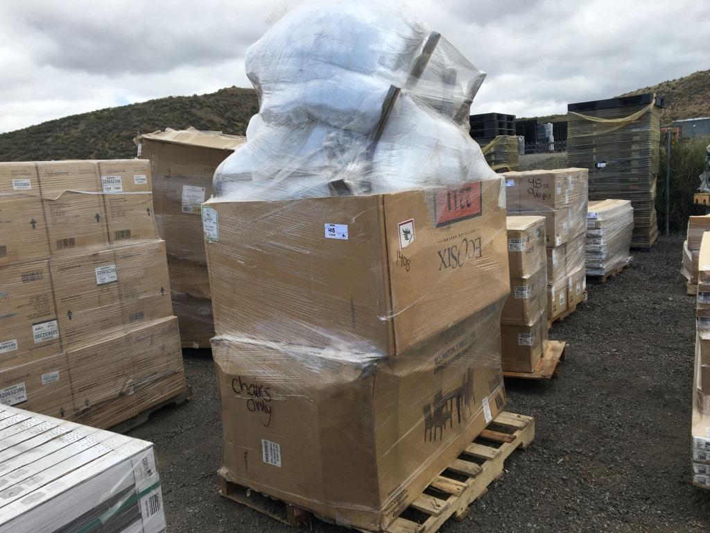 Pallet of Upholstered Dining Chairs.