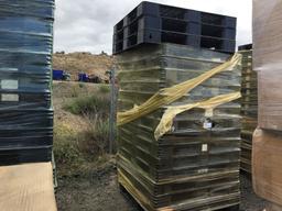Stack of (18) Plastic Pallets.