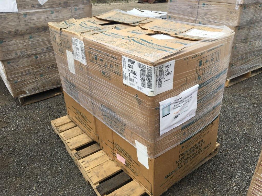 Pallet of (2) Whirlpool Dishwashers