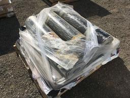 Pallet of (3) 39.5in x 32.25ft Rolls of Tri-Ply