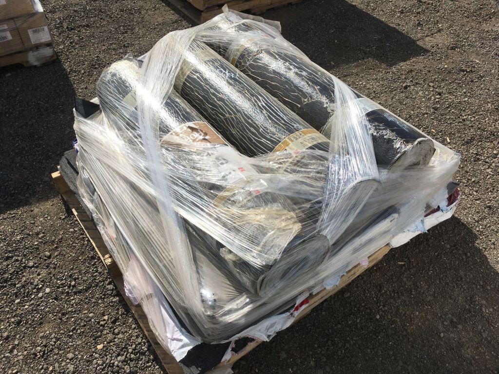 Pallet of (3) 39.5in x 32.25ft Rolls of Tri-Ply