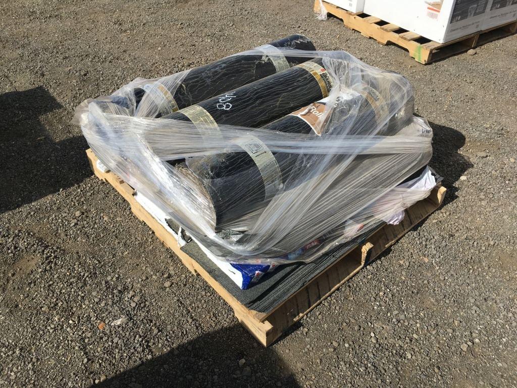 Pallet of (3) 39.5in x 32.25ft Rolls of Tri-Ply