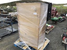 Wooden 4-Door Cabinet w/Laminate Top.