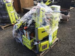Pallet of Misc Power Tools, Including Lawn Mower,