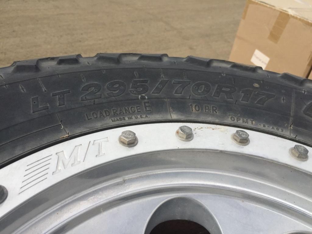(4) Toyo M/T Open Country 295/70/17 Tires,