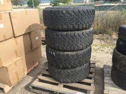 (4) Toyo M/T Open Country 295/70/17 Tires,