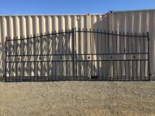 Unused SKLP 20ft Bi-Parting Wrought Iron Gates