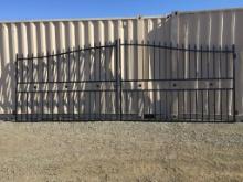 Unused SKLP 20ft Bi-Parting Wrought Iron Gates