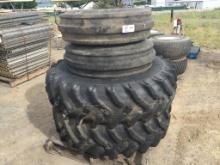 Pallet of (2) 10.00-16 Tires & Rims,