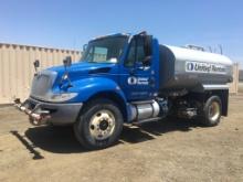 2016 International 4300 2000 Gallon Water Truck,