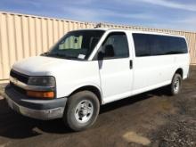 2014 Chevrolet 3500LT Extended Passenger Van,