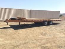 Tilt Bed Equipment Trailer,