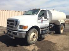 2012 Ford F750 2000 Gallon Water Truck,