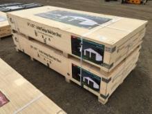Unused 33ft x 25.6ft x 14ft Double Garage Steel
