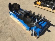 Unused GIYI Auger Attachment Set w/8in,